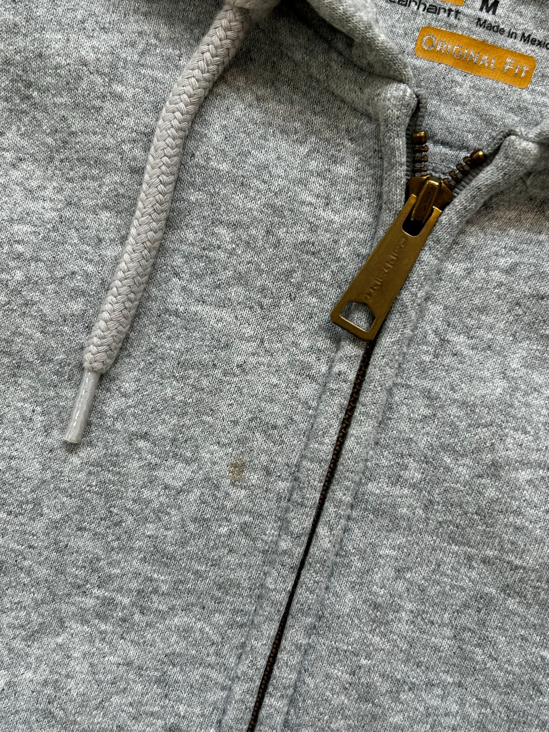 칼하트 미드웨이트 라이트그레이 후드집업 M 상품이미지5