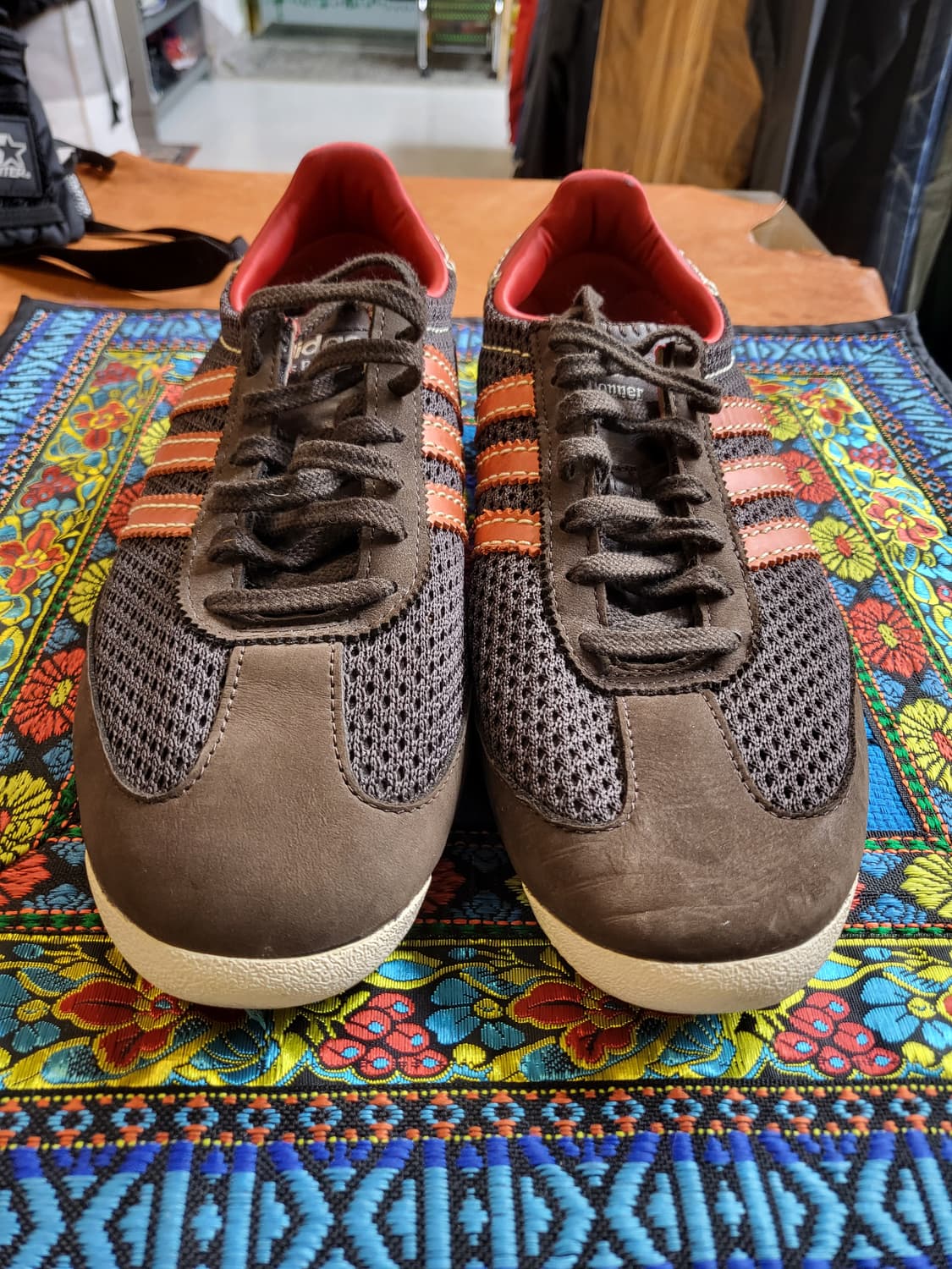 아디다스 × 웨일즈보너 SL72 니트브라운 상품이미지1