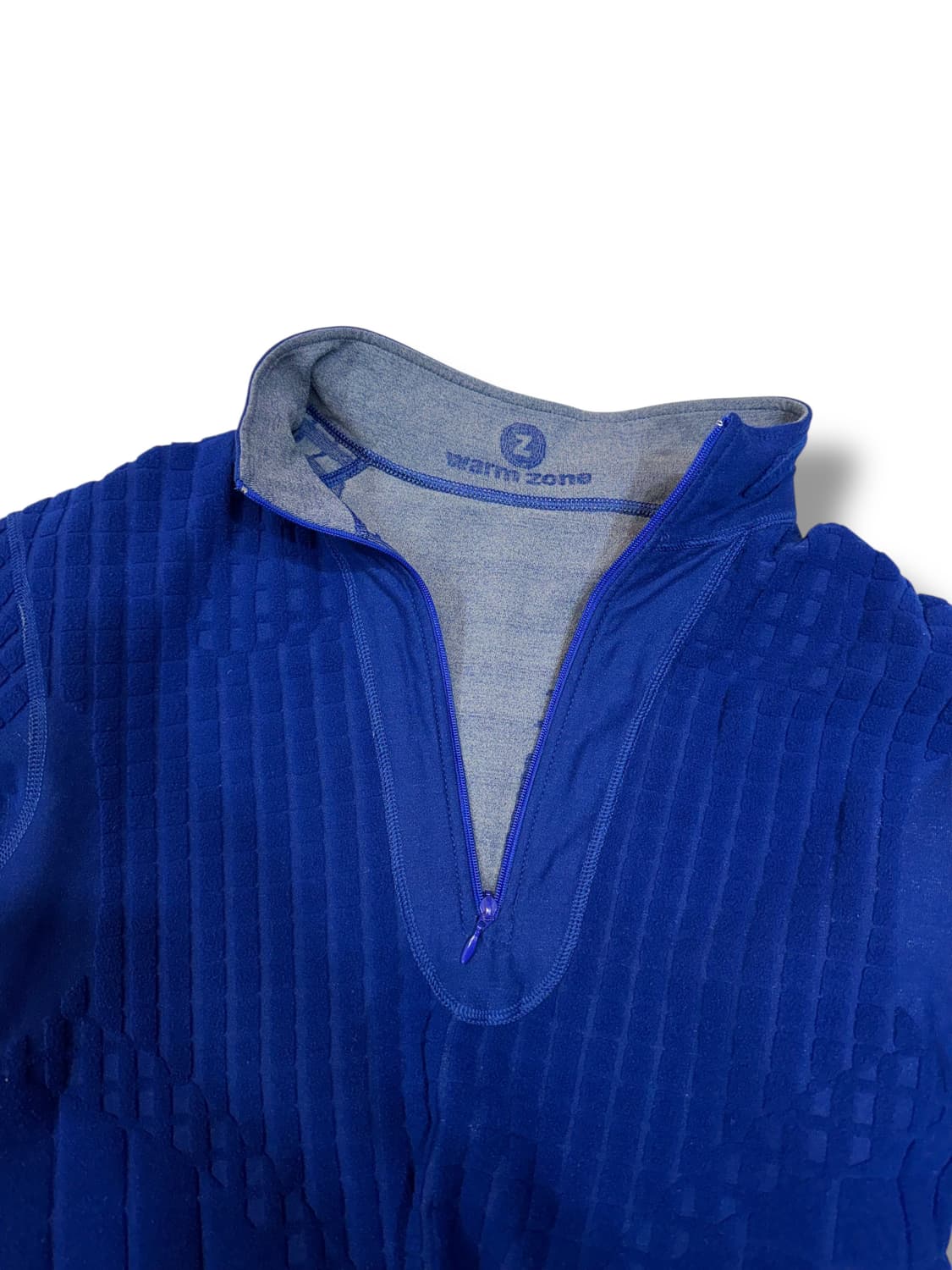 빈티지 3D 텍스쳐 하프집업 후리스 (S)   상품이미지4