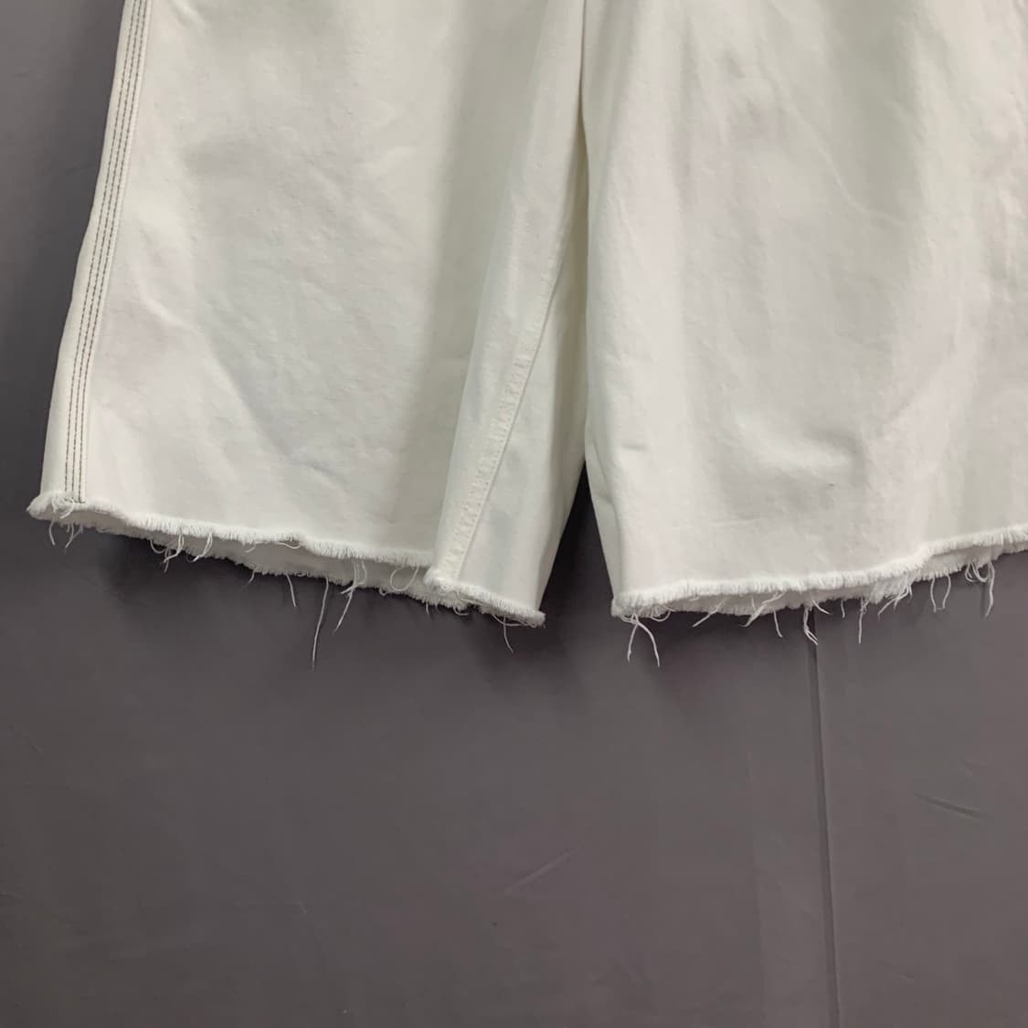 L ORR 오르 컷오프 와이드 버뮤다 데님 쇼츠 청반바지 상품이미지5