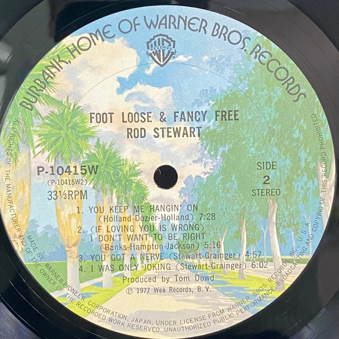 (LP) Rod Stewart - Foot Loose & Fanc 상품이미지5