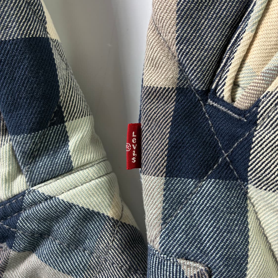 Levi's  리바이스 포켓 퀼팅 체크 셔츠 자켓  상품이미지6