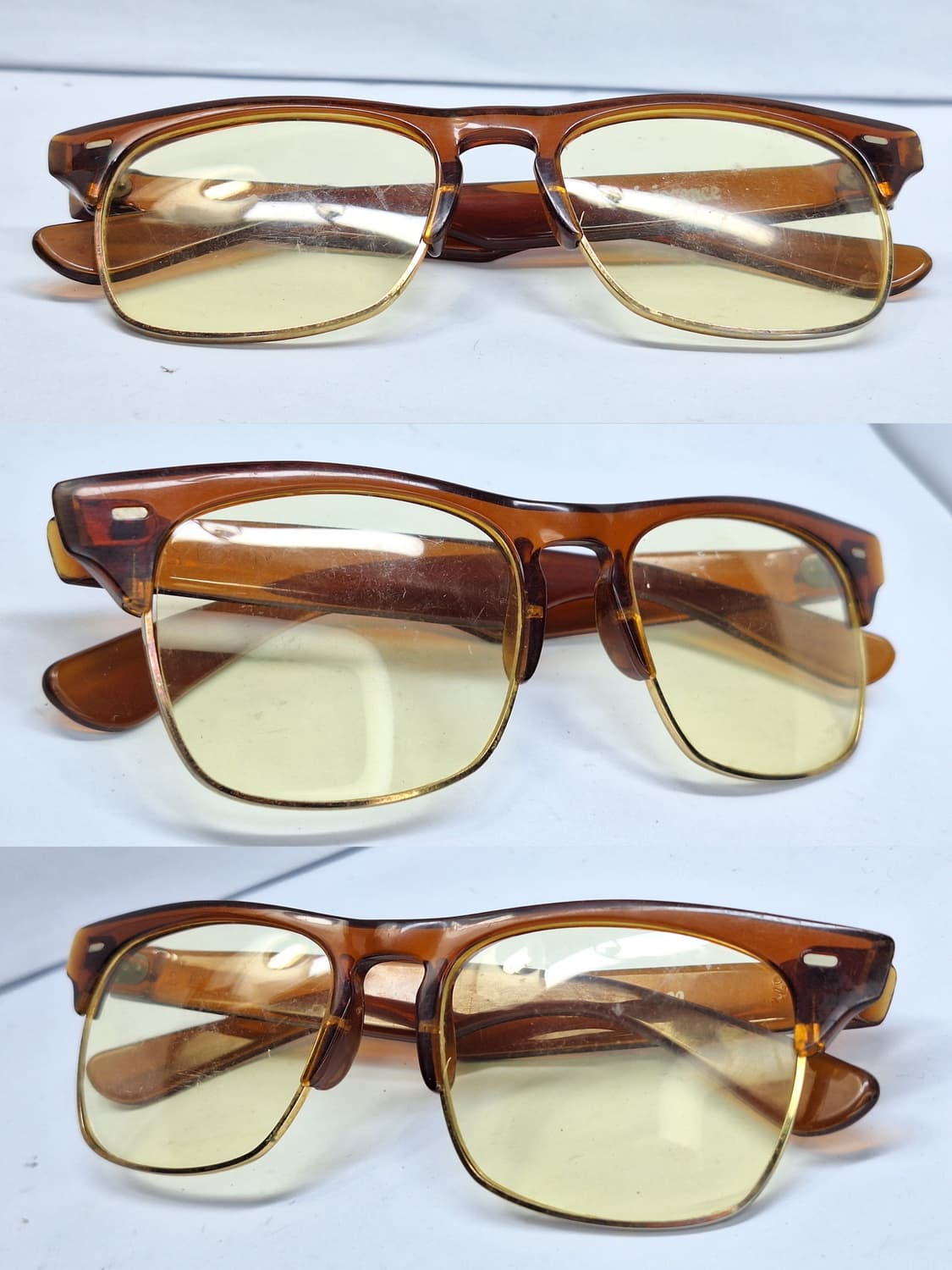 80s 이탈리아 빈티지/Reminiscence 572 콤비네이션 안경테  상품이미지6