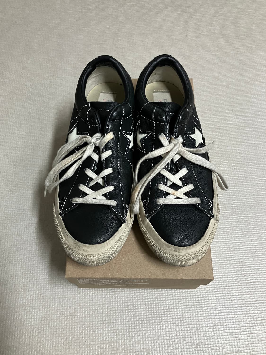 컨버스 원스타 존바바토스 블랙 레더 240 상품이미지1