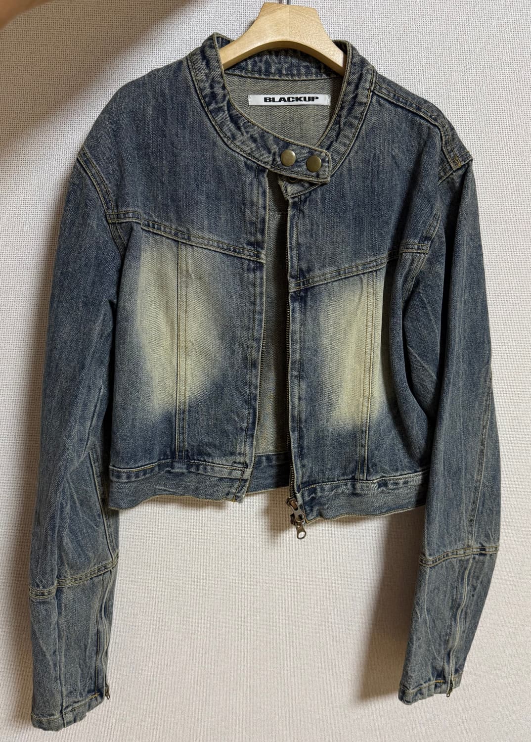 블랙업 클레븐 데님자켓 상품이미지2