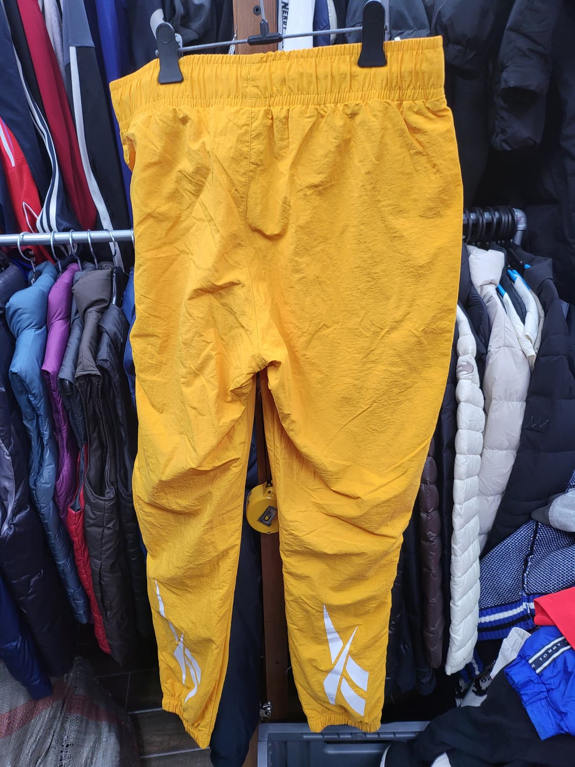 리복 옐로우 바람막이 자켓 하의 셋트 2xl 상품이미지9