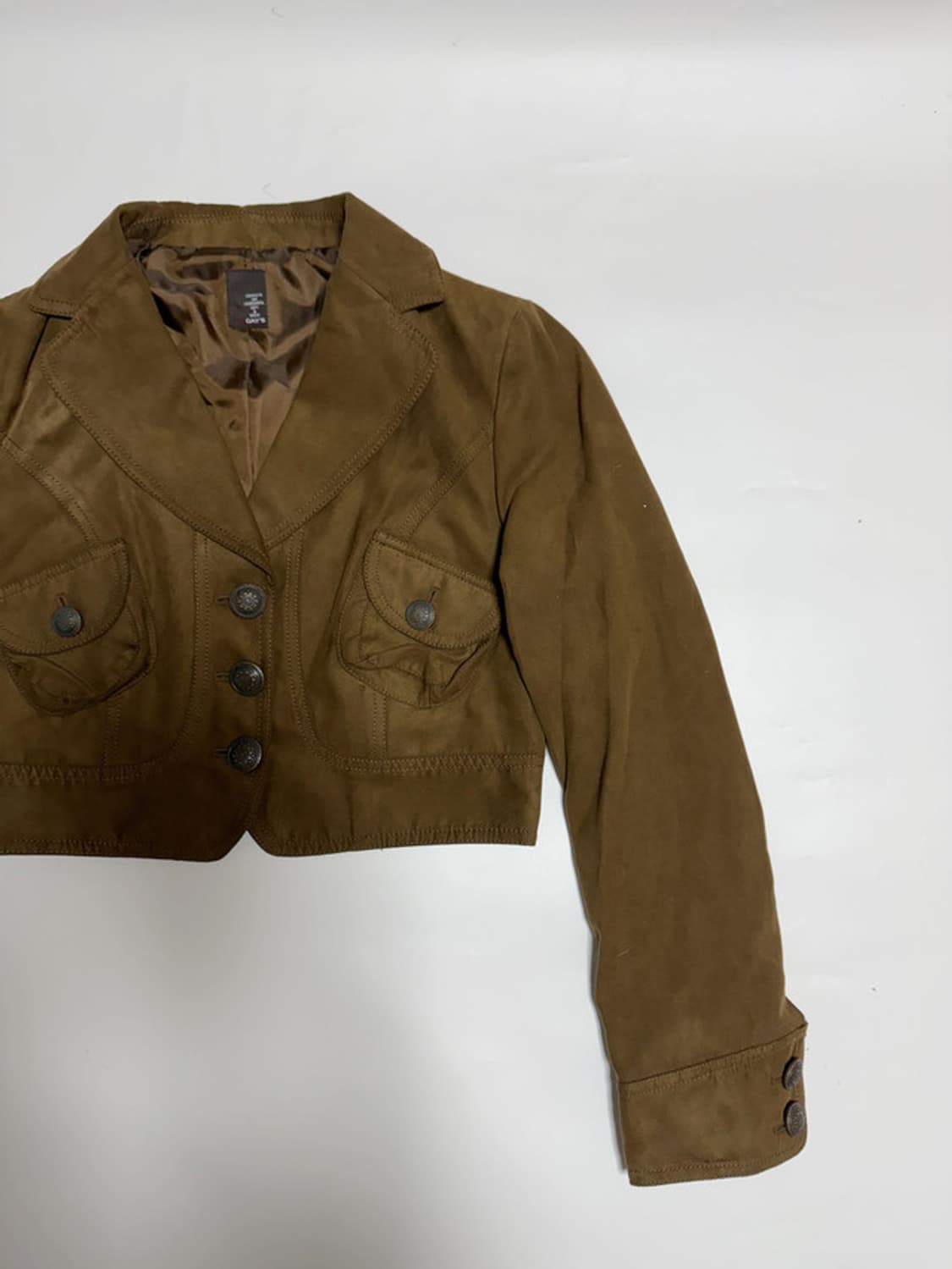 빈티지 브라운 크롭 자켓 상품이미지6