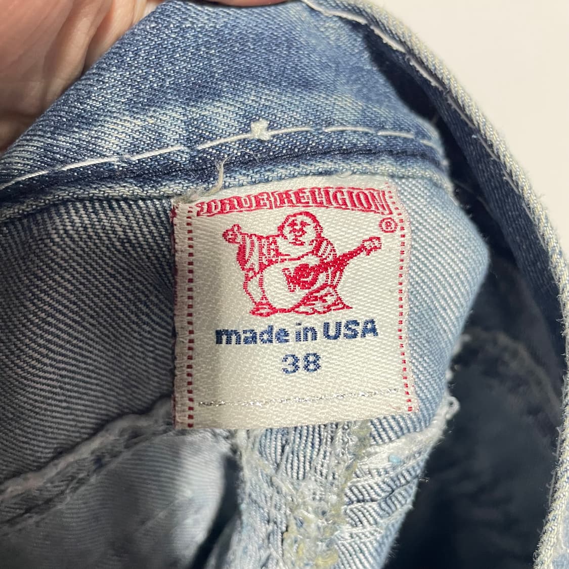 트루릴리전 USA 빅사이즈 데님팬츠 38 상품이미지9