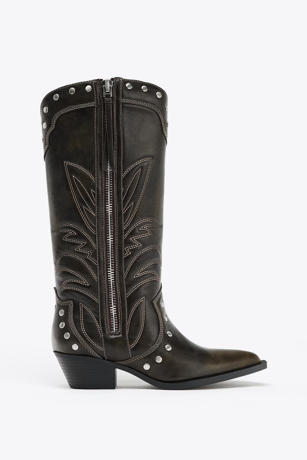 ZARA Cowboy Studded Boots 36사이즈 상품이미지1