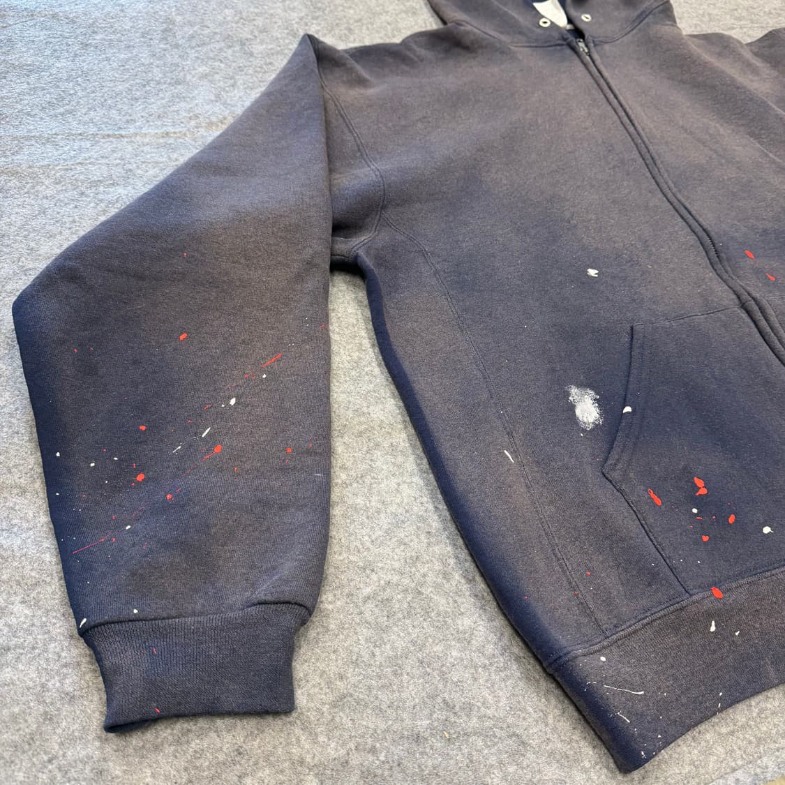 00s Vintage Russell Sun Faded Zip Up 상품이미지4