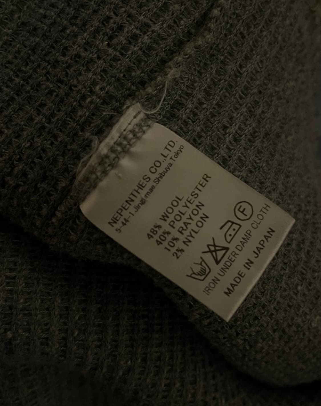 니들스 컷오프 보트넥 니트 상품이미지4