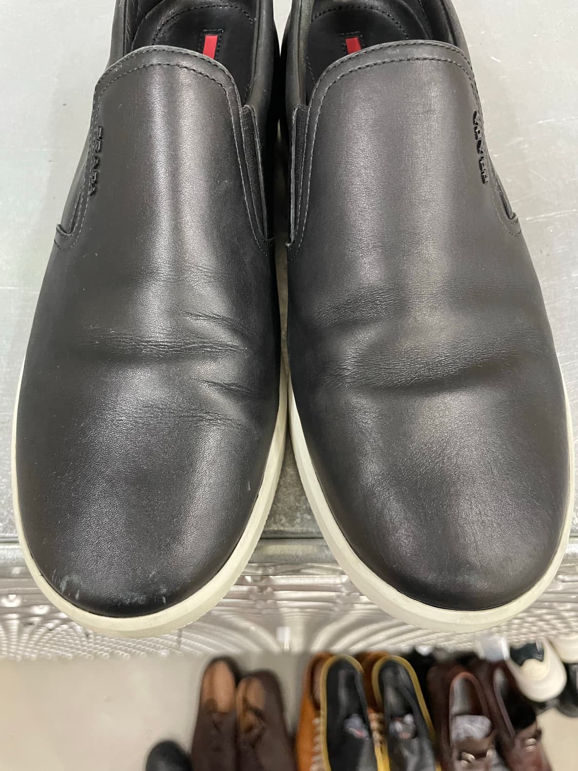 프라다 레더 슬립온 8 (gr-4390) 상품이미지7