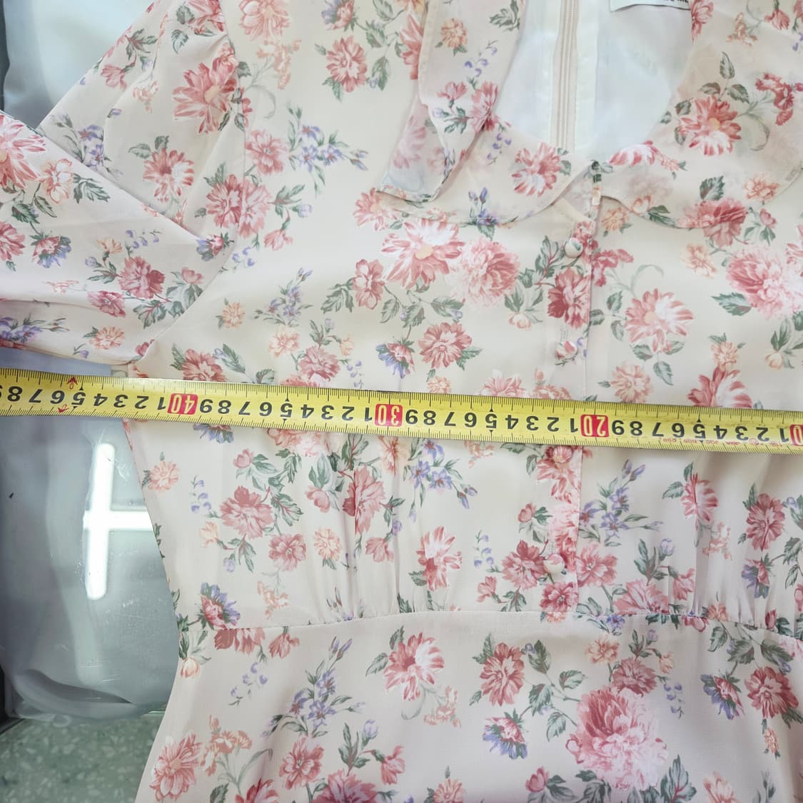 [ROEM] 로엠 플라워 쉬폰 롱원피스 여성 S 상품이미지7