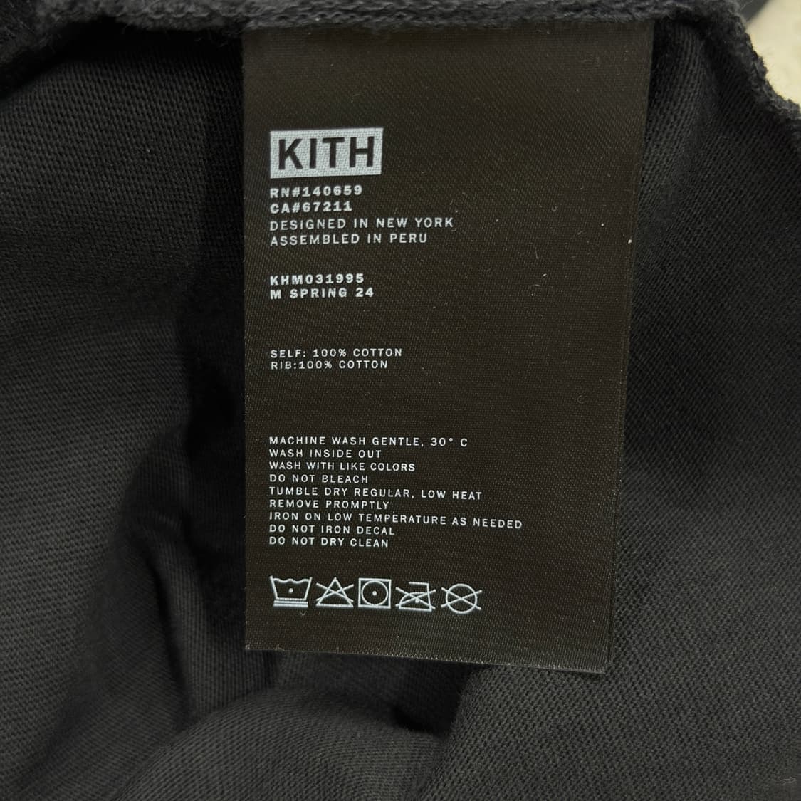 KITH 키스 오르네트 클래식 로고 반팔 티셔츠 블랙 XL 상품이미지4