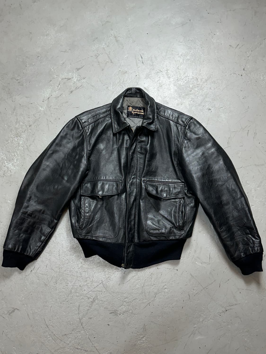 60's 빈티지 시어스 오크브룩 A2 레더 자켓 빈티지 레더자켓 상품이미지1