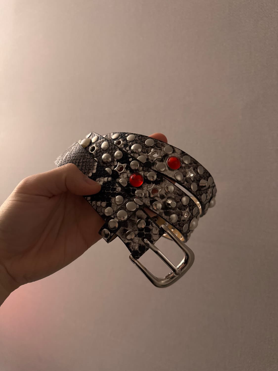 제이디드 런던 jaded london silver mamba belt 상품이미지1