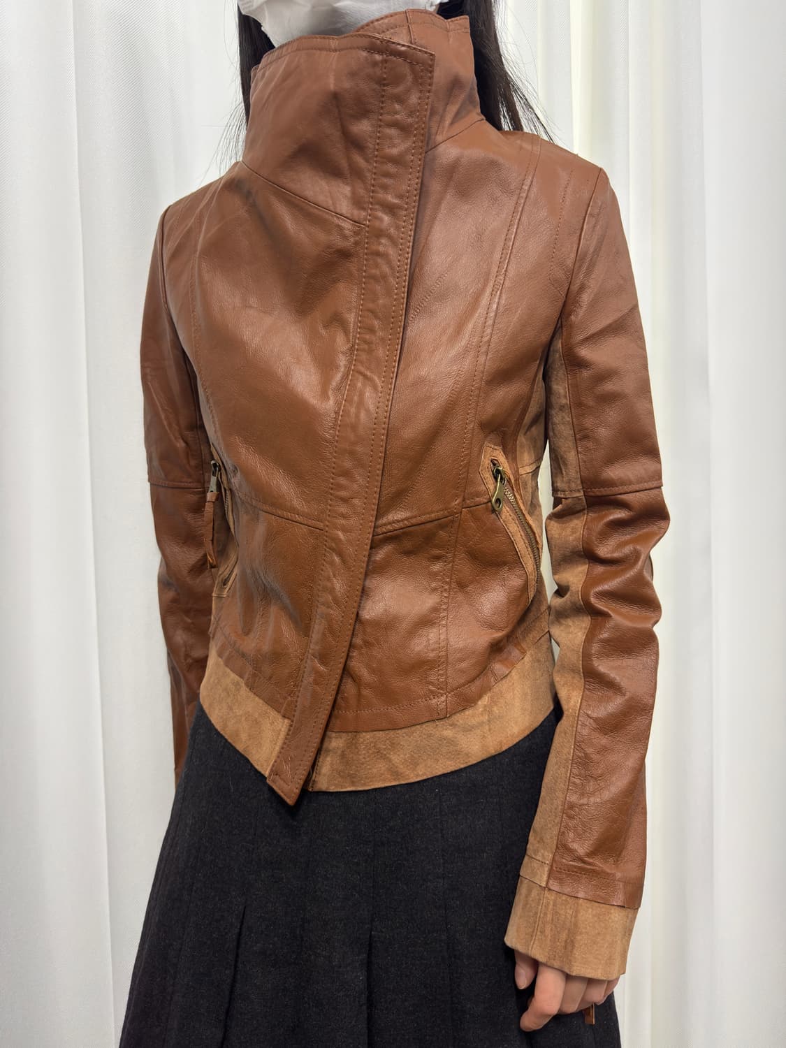 coco deal leather twoway jacket 상품이미지3