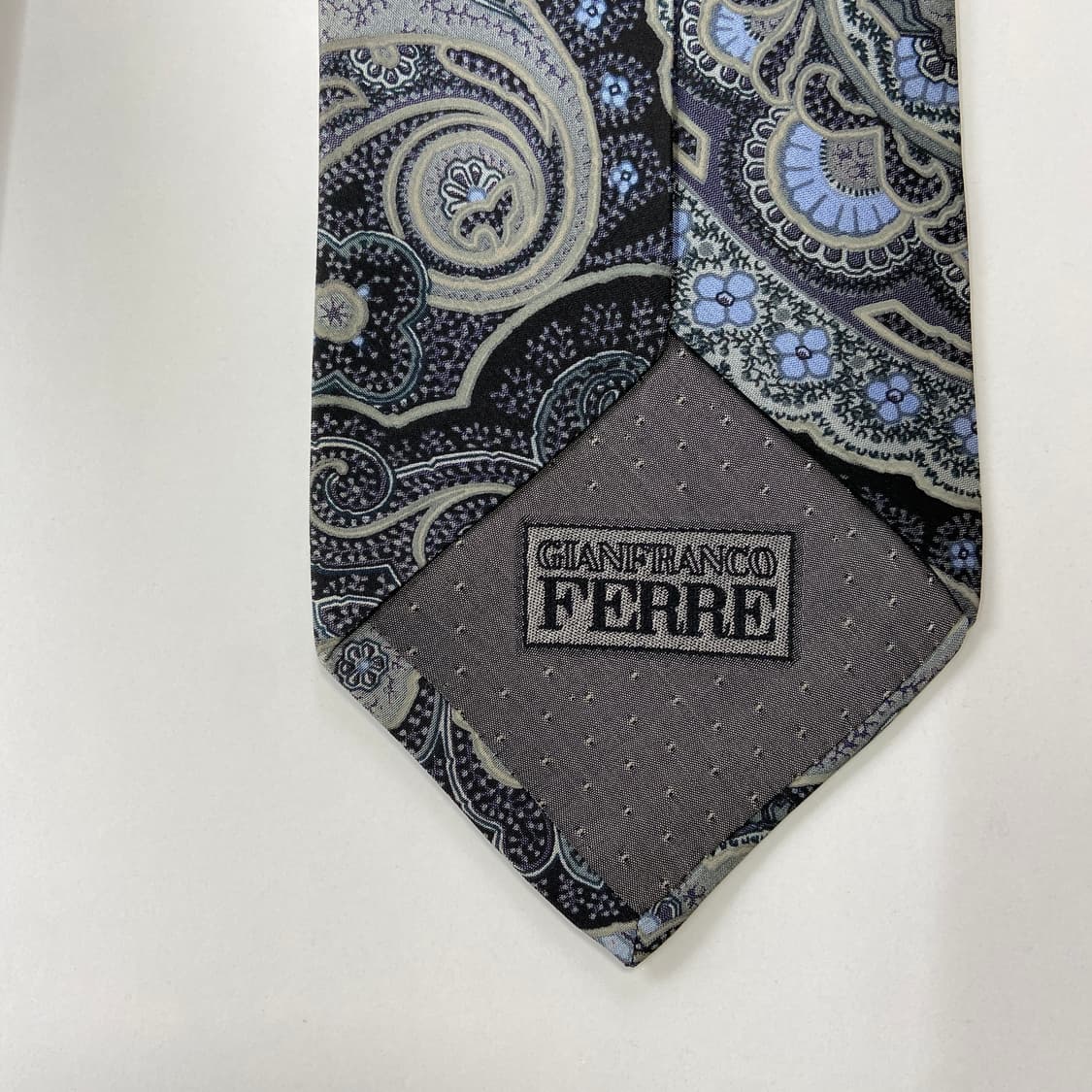 잔프랑코페레(Gianfranco Ferre) 페이즐리 정품 명품넥타이 상품이미지6