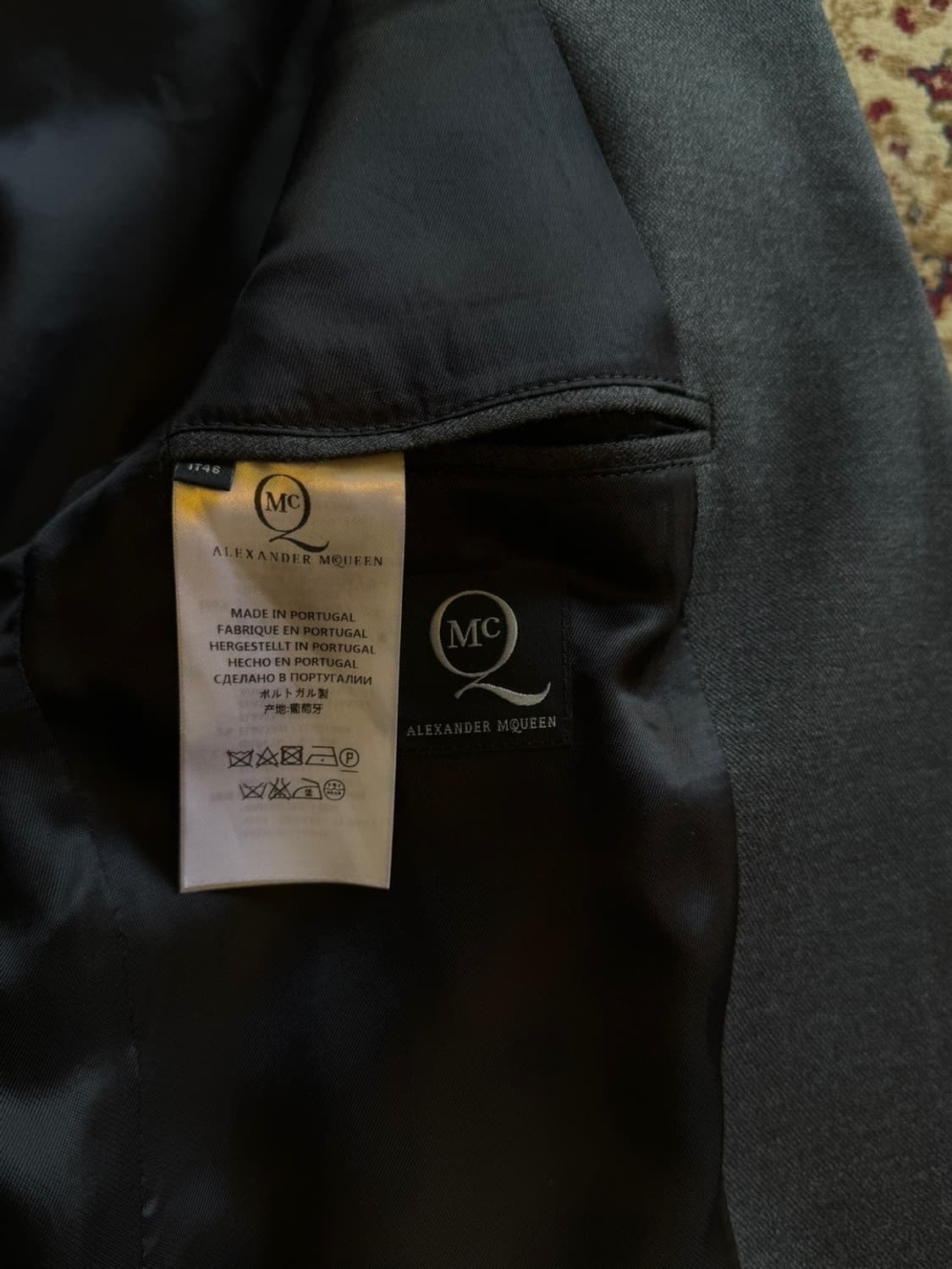 알렉산더 맥퀸 테일러드 자켓 슬림100 상품이미지6