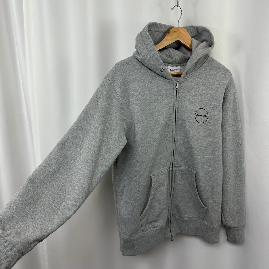 커버낫 남성 후드집업 그레이 L  100 상품이미지2