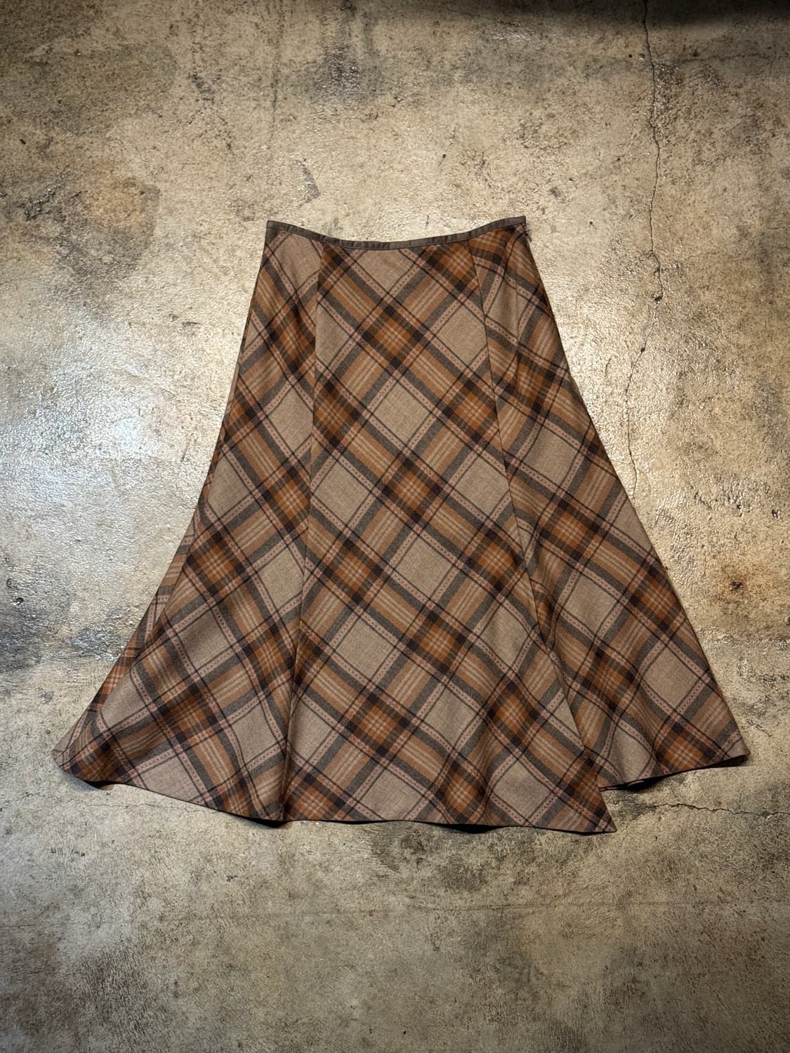 25inch ) JPN Checked Stitch Skirt 상품이미지1
