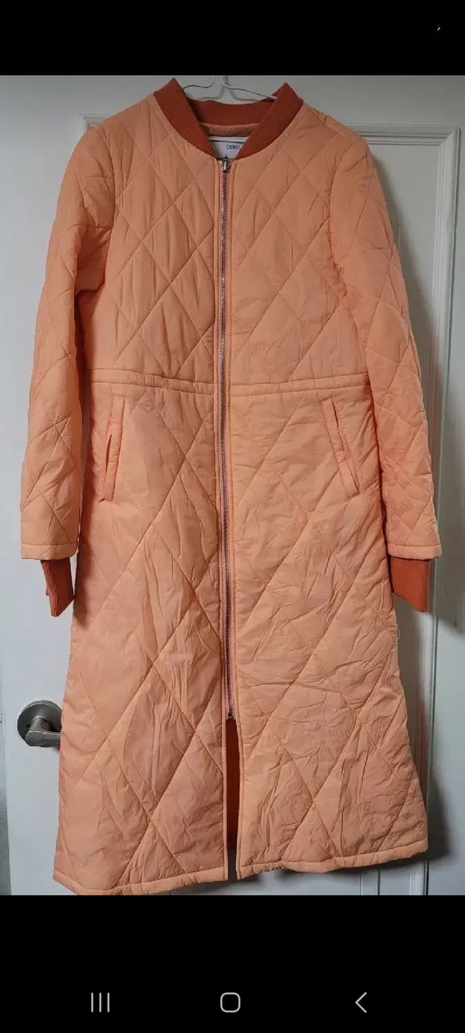 듀엘 퀄팅경량 롱집업 상품이미지1