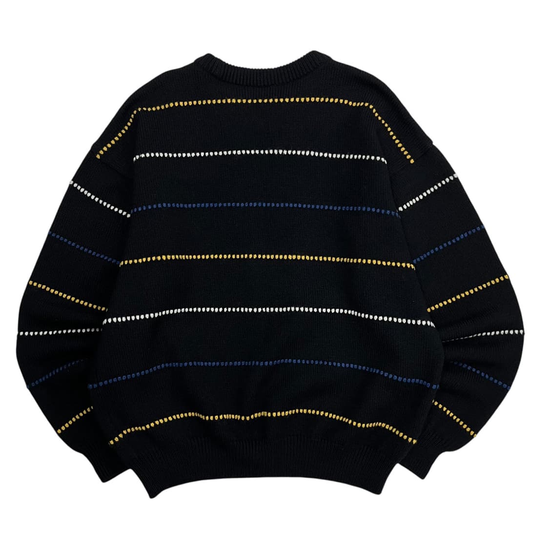 라코스테 로고 단가라 블랙 니트 105 상품이미지3