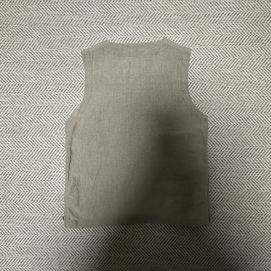 BEAMS BOY linen work vest 상품이미지2