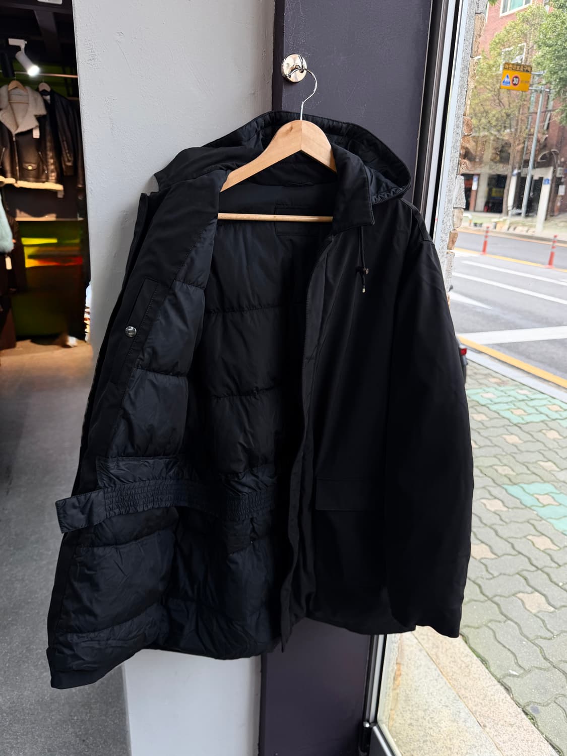 XL/ 프라다 아카이브 나일론 후디 패딩점퍼 상품이미지6