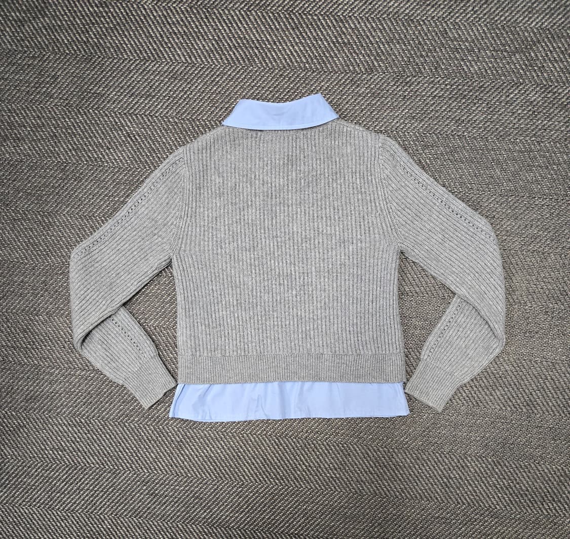 플랙진 여성 캐시미어 레이어드 니트티 상품이미지3