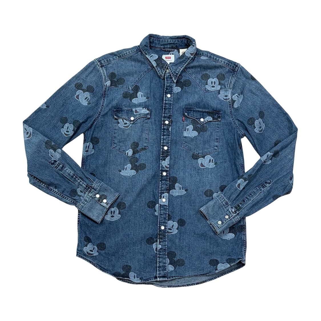 Levi's 리바이스x미키마우스 데님 셔츠 상품이미지1
