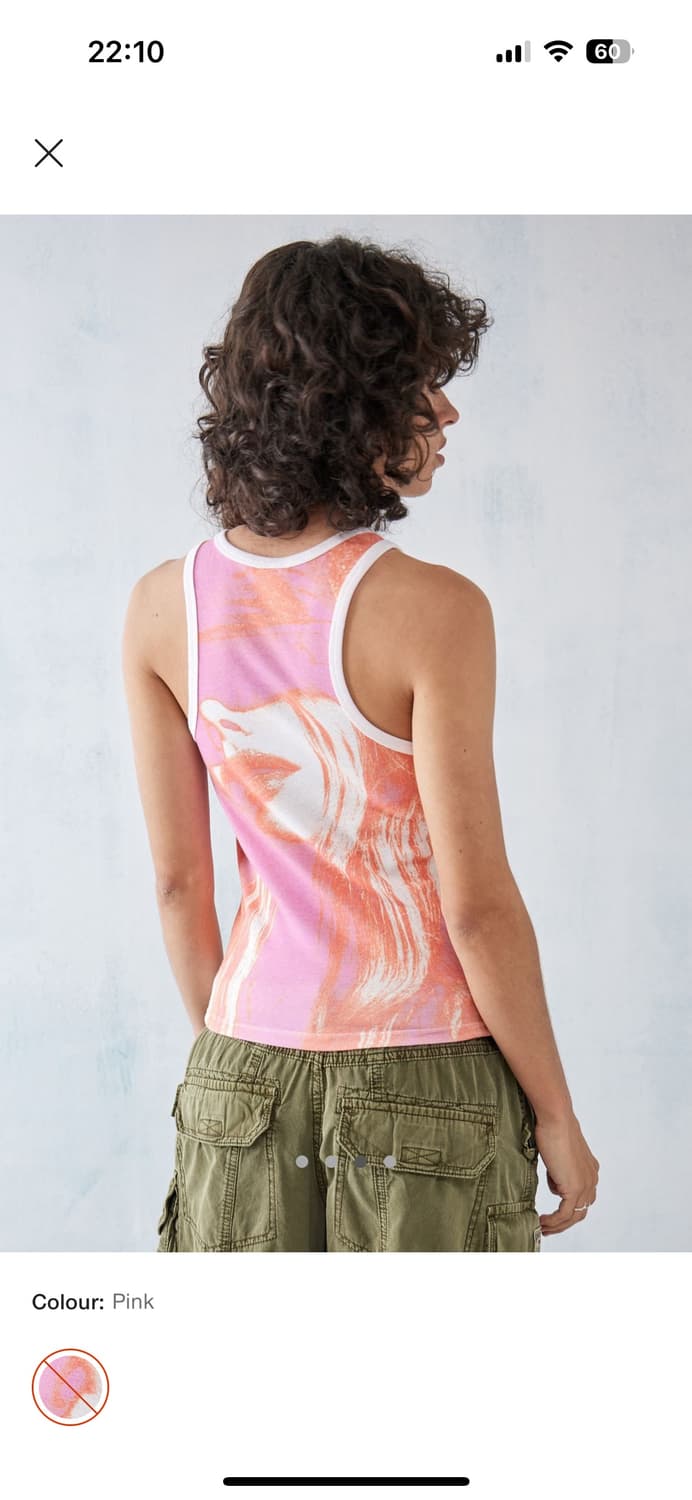 어반아웃피터스 그래픽 탑 슬리브리스 y2k 상품이미지7