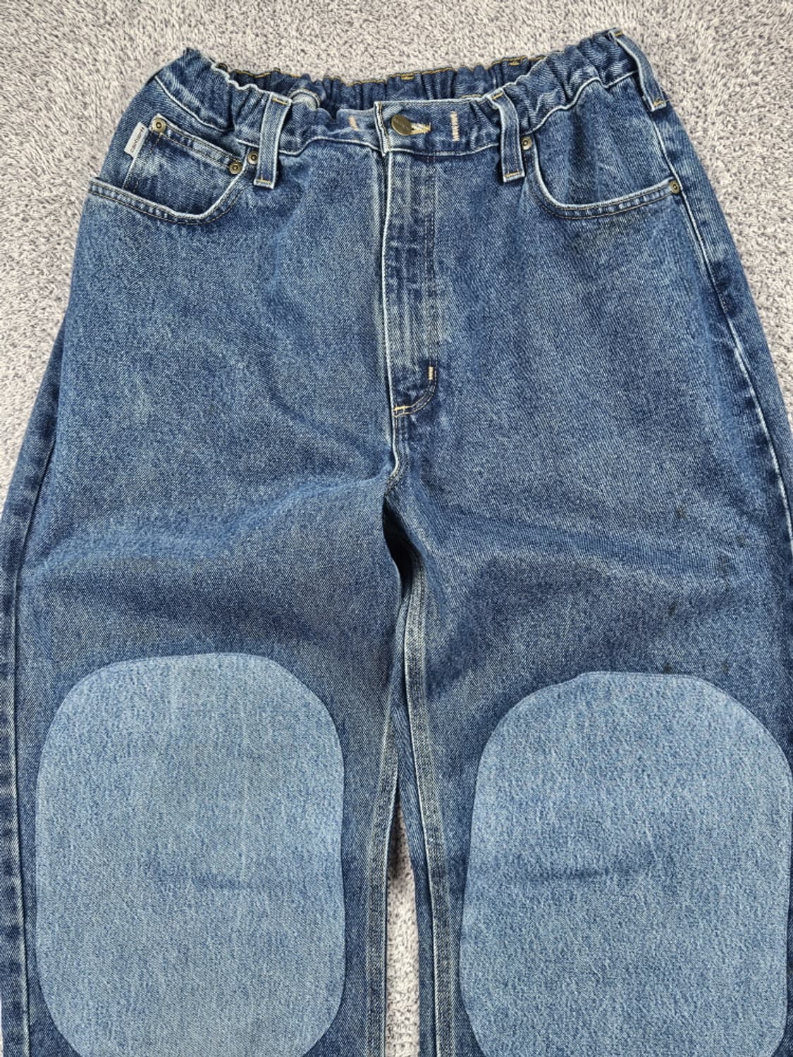 칼하트 밴딩 패치드 커스텀 데님 워크팬츠 (40X30) / 10347 상품이미지5