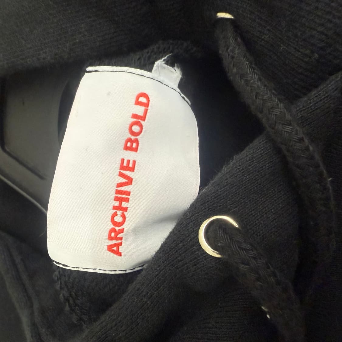 아카이브 볼드 939 크롭 오버핏 후드티 (XS) 상품이미지2