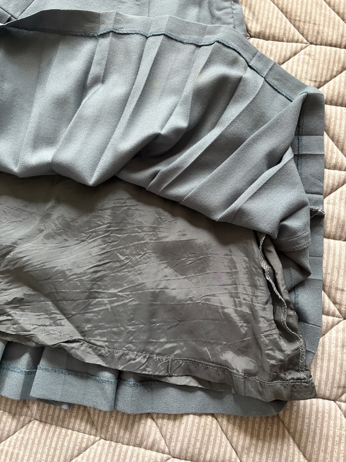 청록 플리츠 스커트 상품이미지5