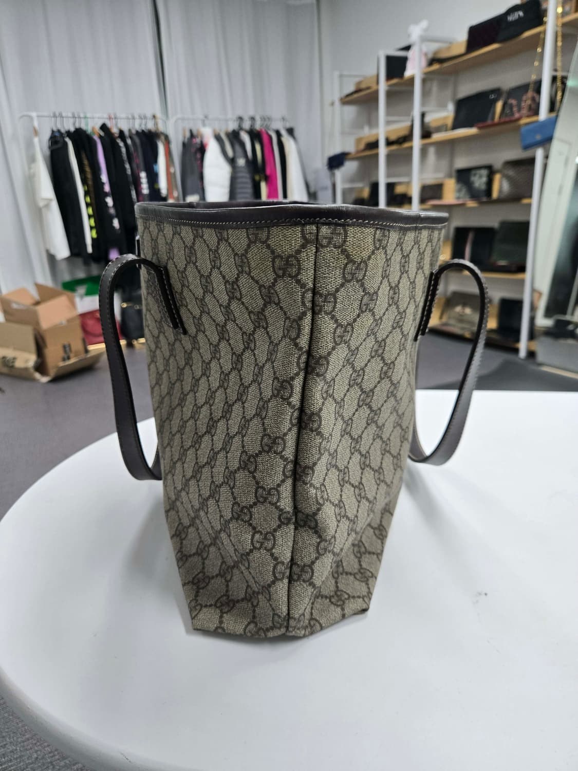 [A급컨디션] 구찌 시그니처 자가드 토트백 상품이미지3