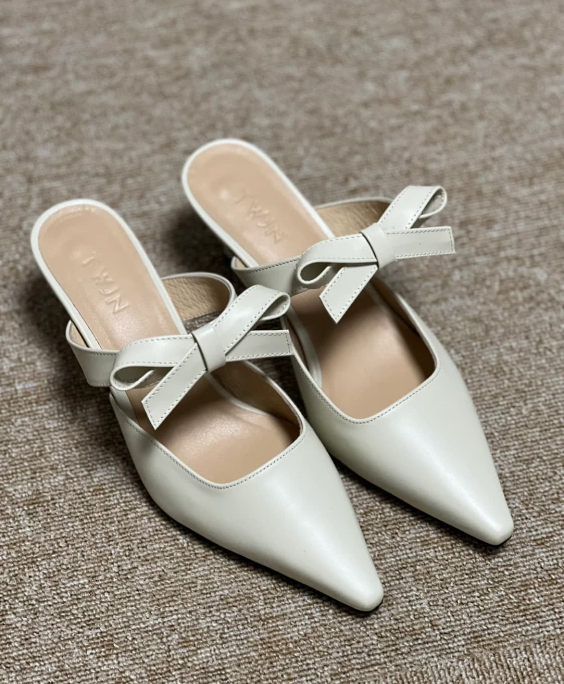 TWIN 리본 뮬 슬리퍼 상품이미지4