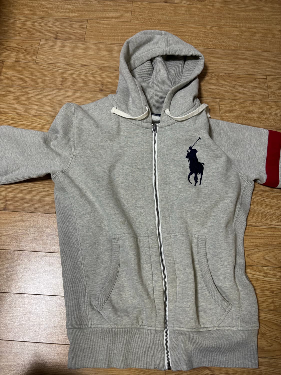 폴로 빅포니 완장 스웻 후드집업  상품이미지1