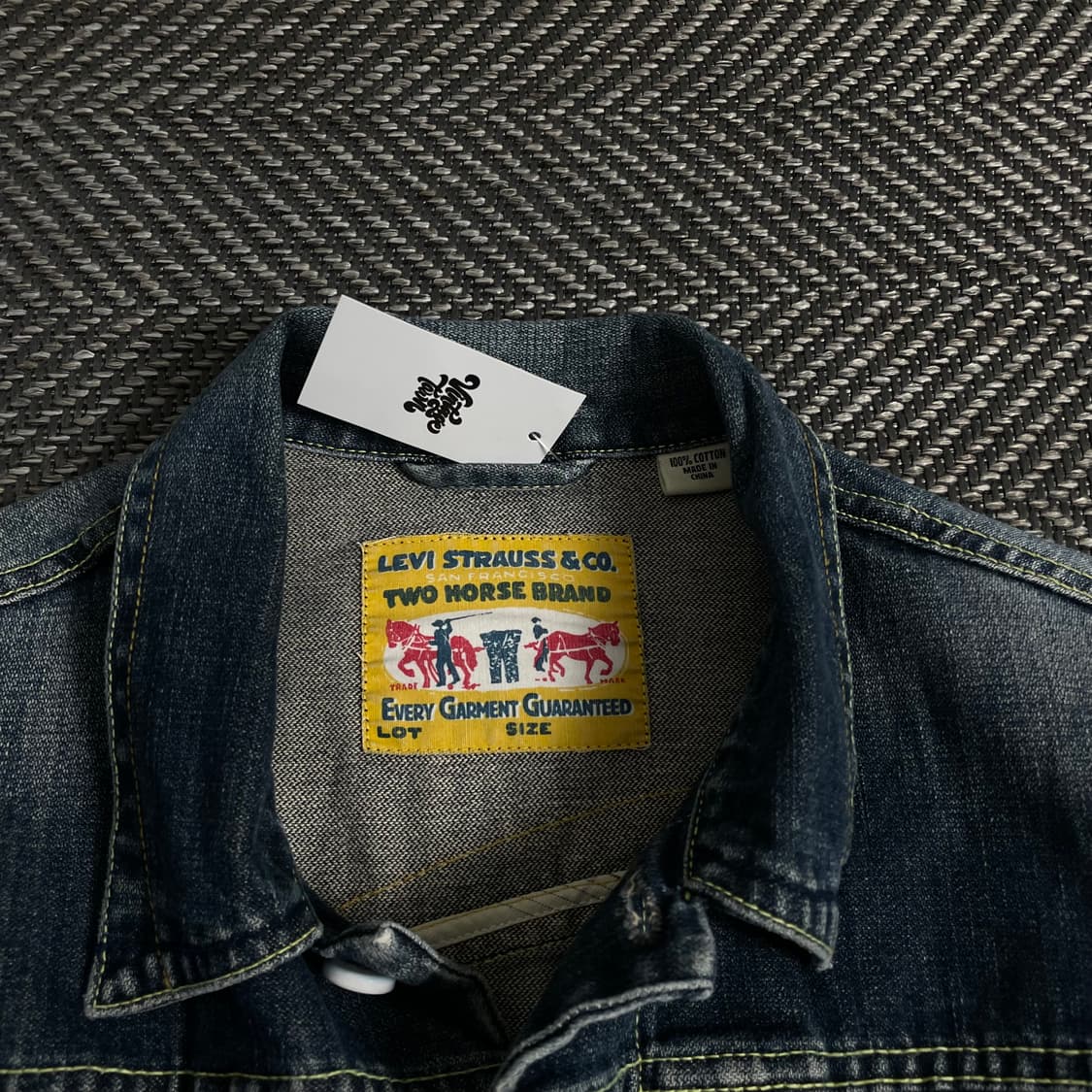 리바이스 USA 오리지날 웨스턴 데님 트러커 자켓o 3738 상품이미지7