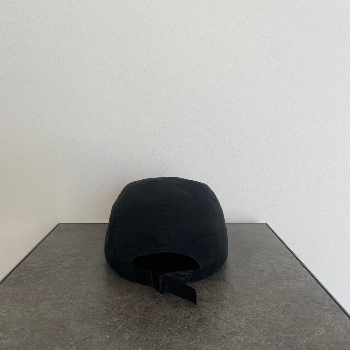 슈프림 워시드 블랙 박스로고 캠프캡 모자 상품이미지4