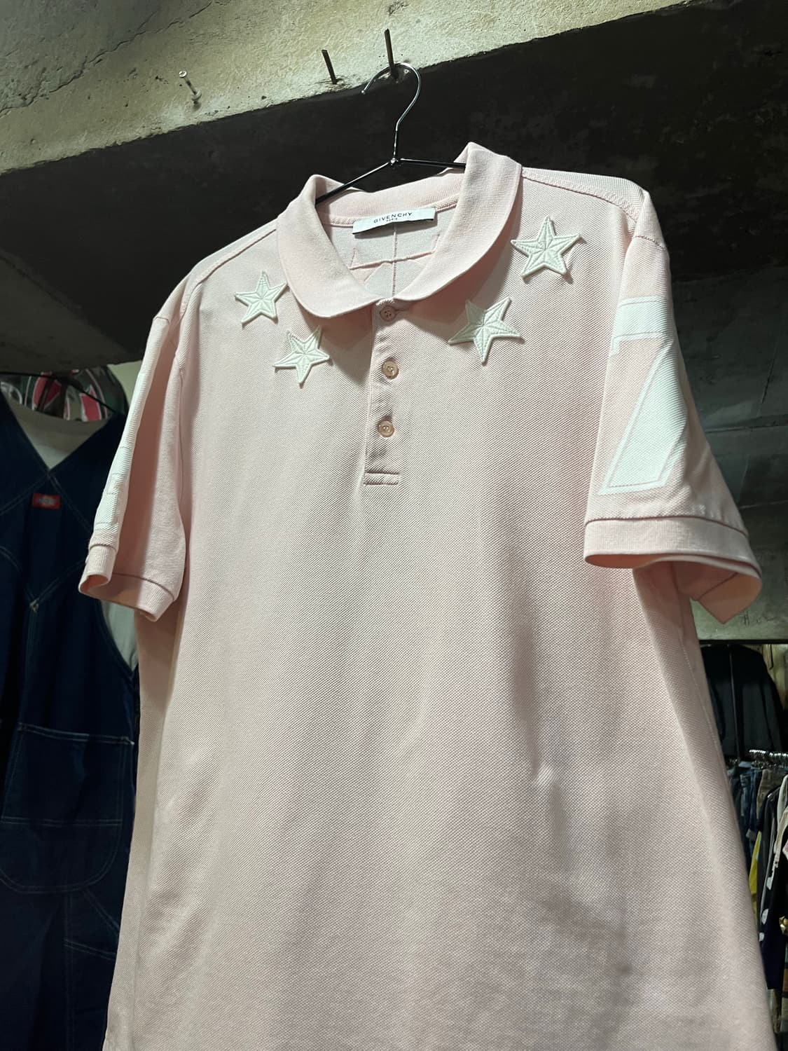 Givenchy pink Star Polo Shirt XL 상품이미지3