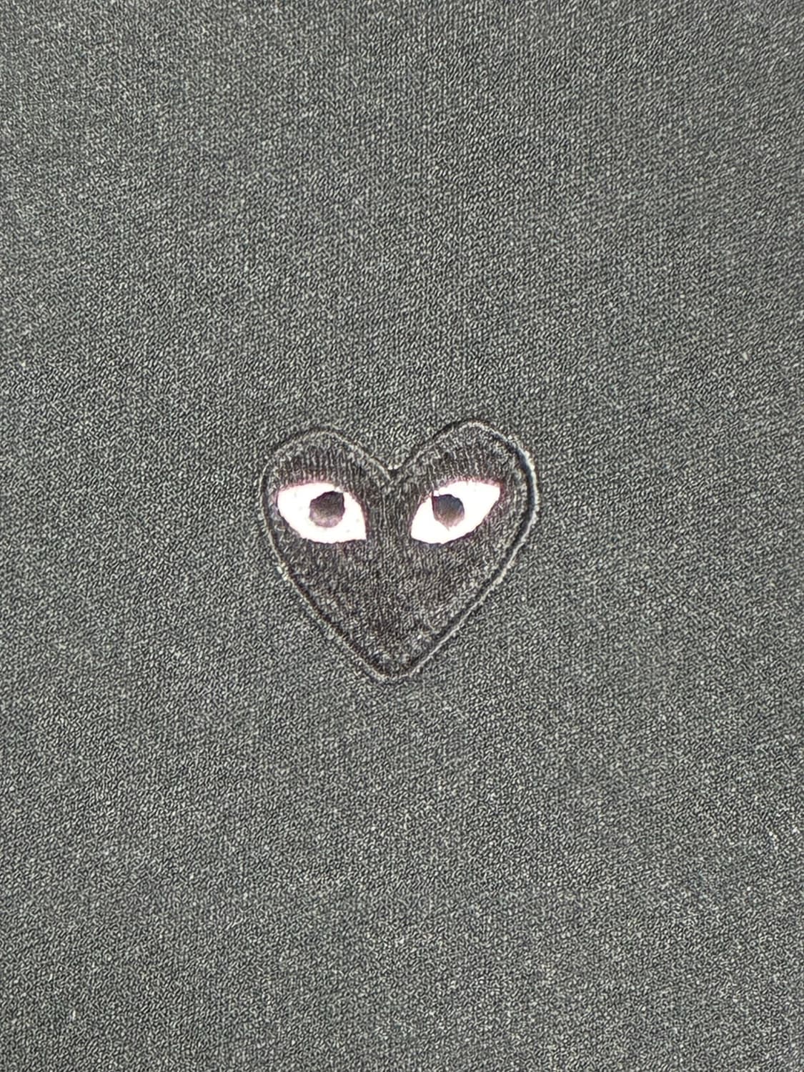 꼼데가르송 빅 로고 블랙 집업 L 상품이미지5