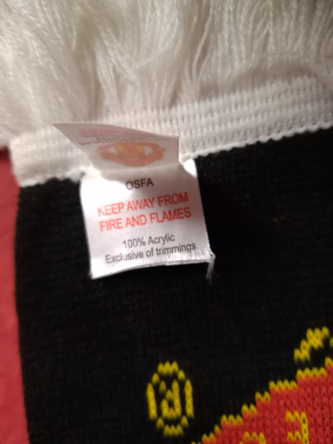 새제품급 오리지날 맨체스터유나이티드 리버서블 머플러 상품이미지3