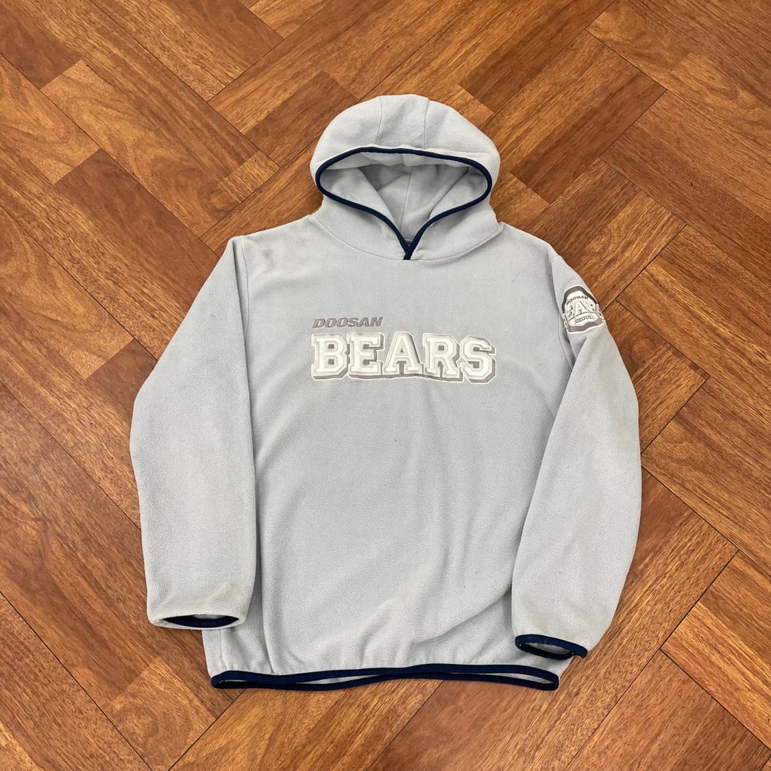두산베어스 후리스 후드티 상품이미지1
