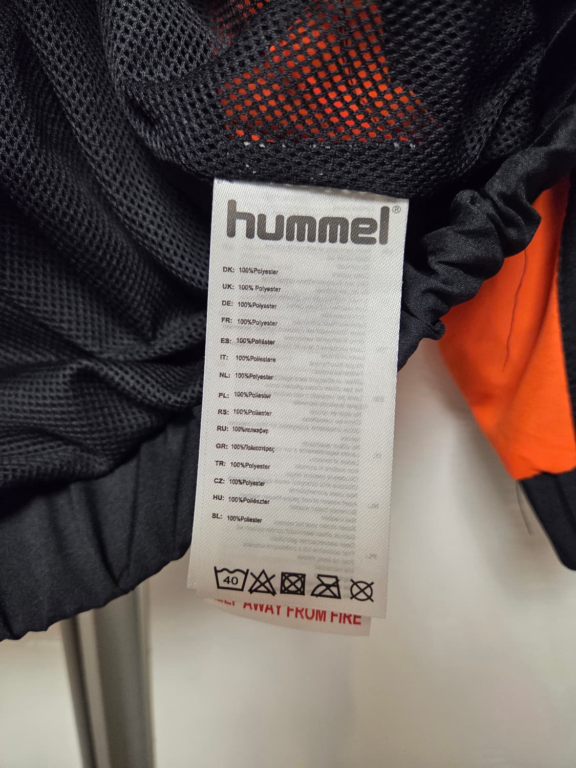 험멜(HUMMEL) X 424 트랙 자켓 / 블랙 오렌지 / M 상품이미지3