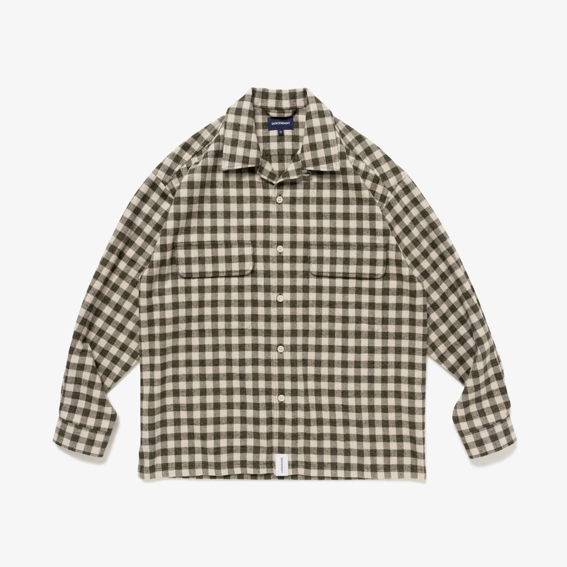 디센던트 MILPITAS PLAID LS SHIRT 4사이즈(새상품) 상품이미지1