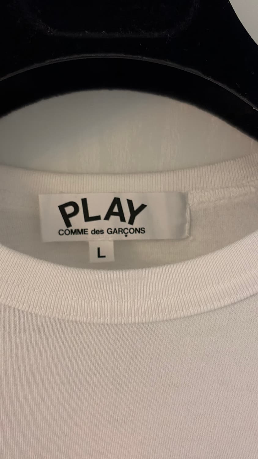 꼼데가르송 PLAY 희귀그린 하트 티셔츠 55 정품 상품이미지2
