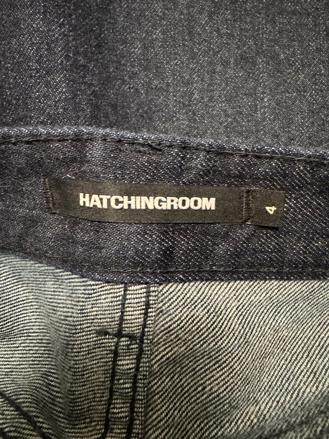 [4]해칭룸 와이드 커브 진 워시드 인디고 상품이미지5