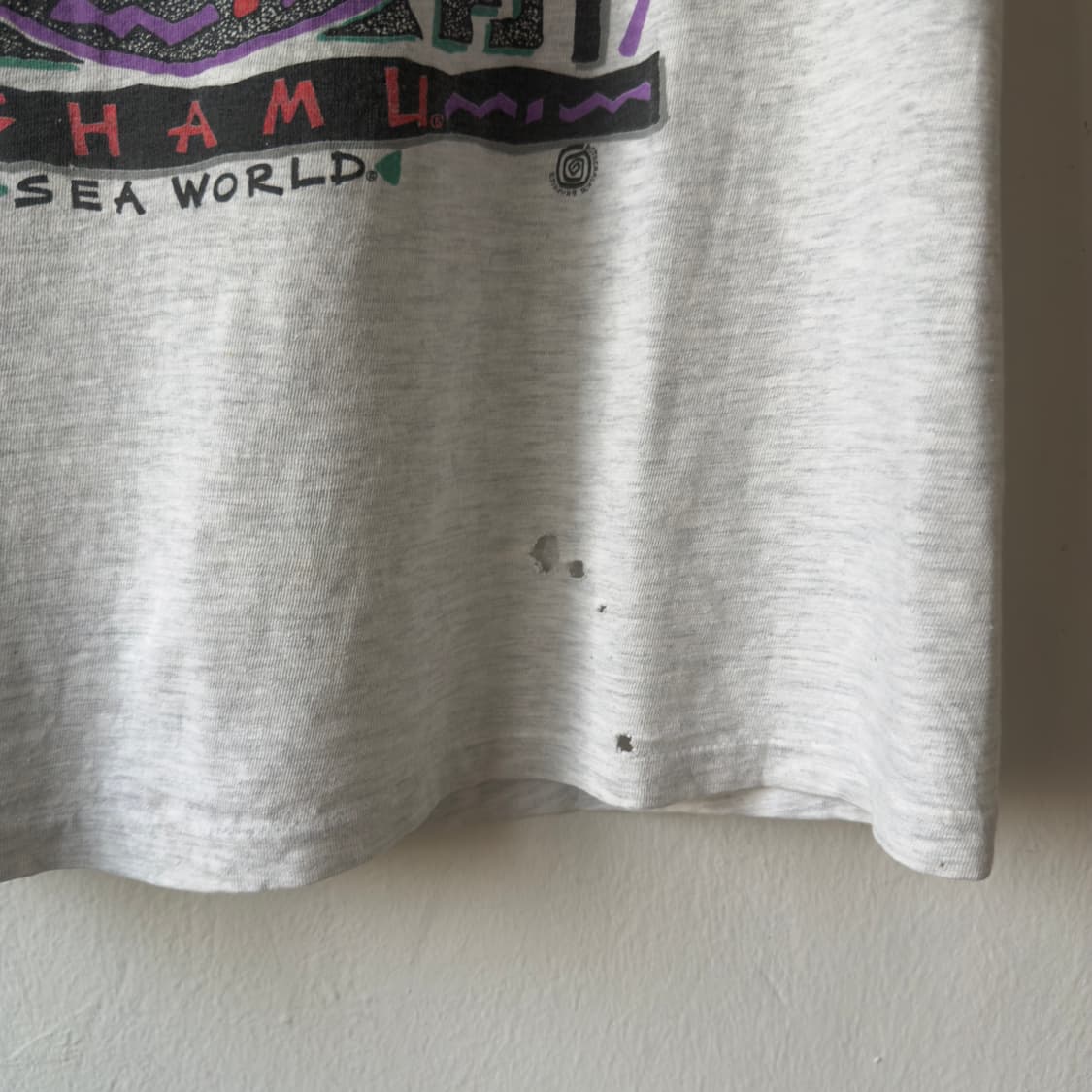 90s shamu sea world 샤무 빈티지 티셔츠 상품이미지5