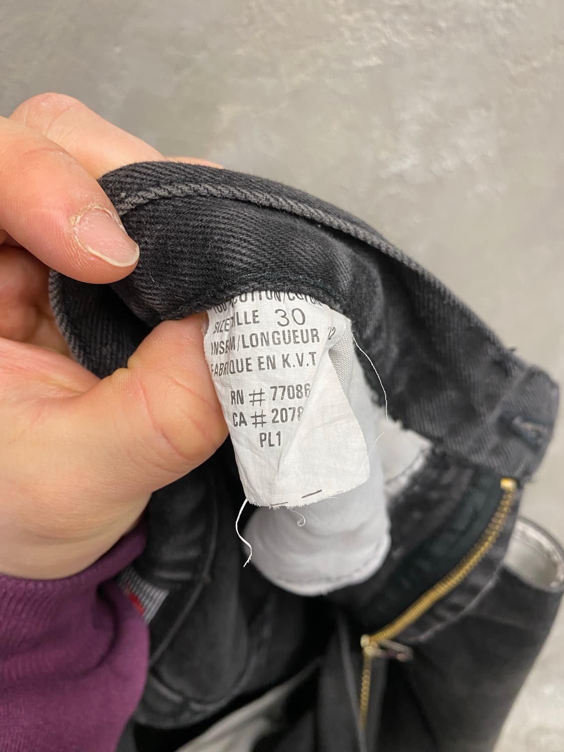 [27-28] Bad Boy 배드보이 블랙 워시드 루즈핏 데님팬츠 상품이미지10